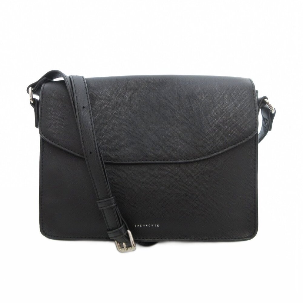 THE Shoulder Bag Square Flap Black UO